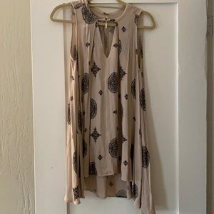 Free People patterned tunic dress